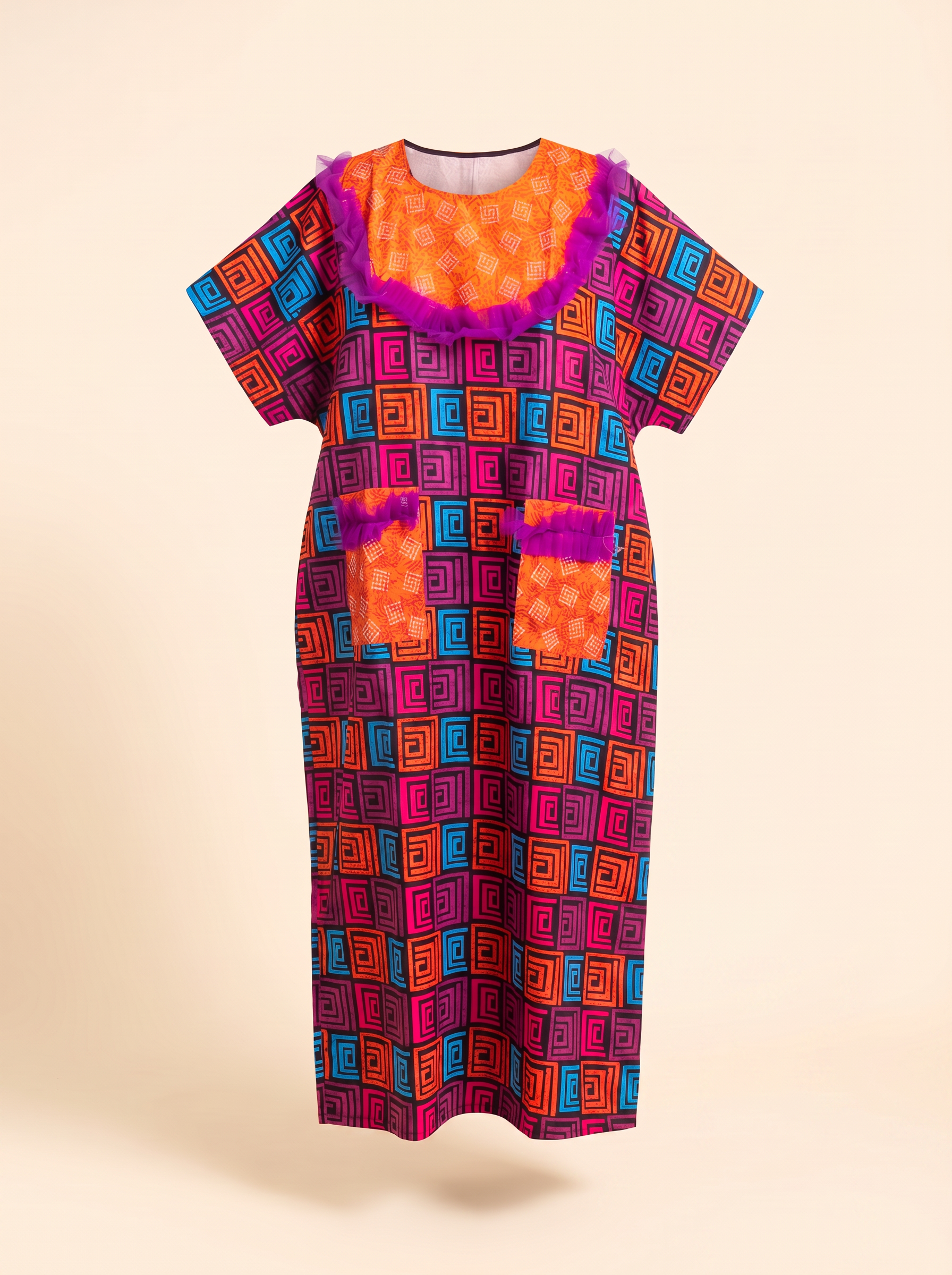 Boubou Carrés wax