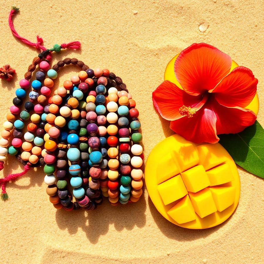 Bracelet Soleil perlé