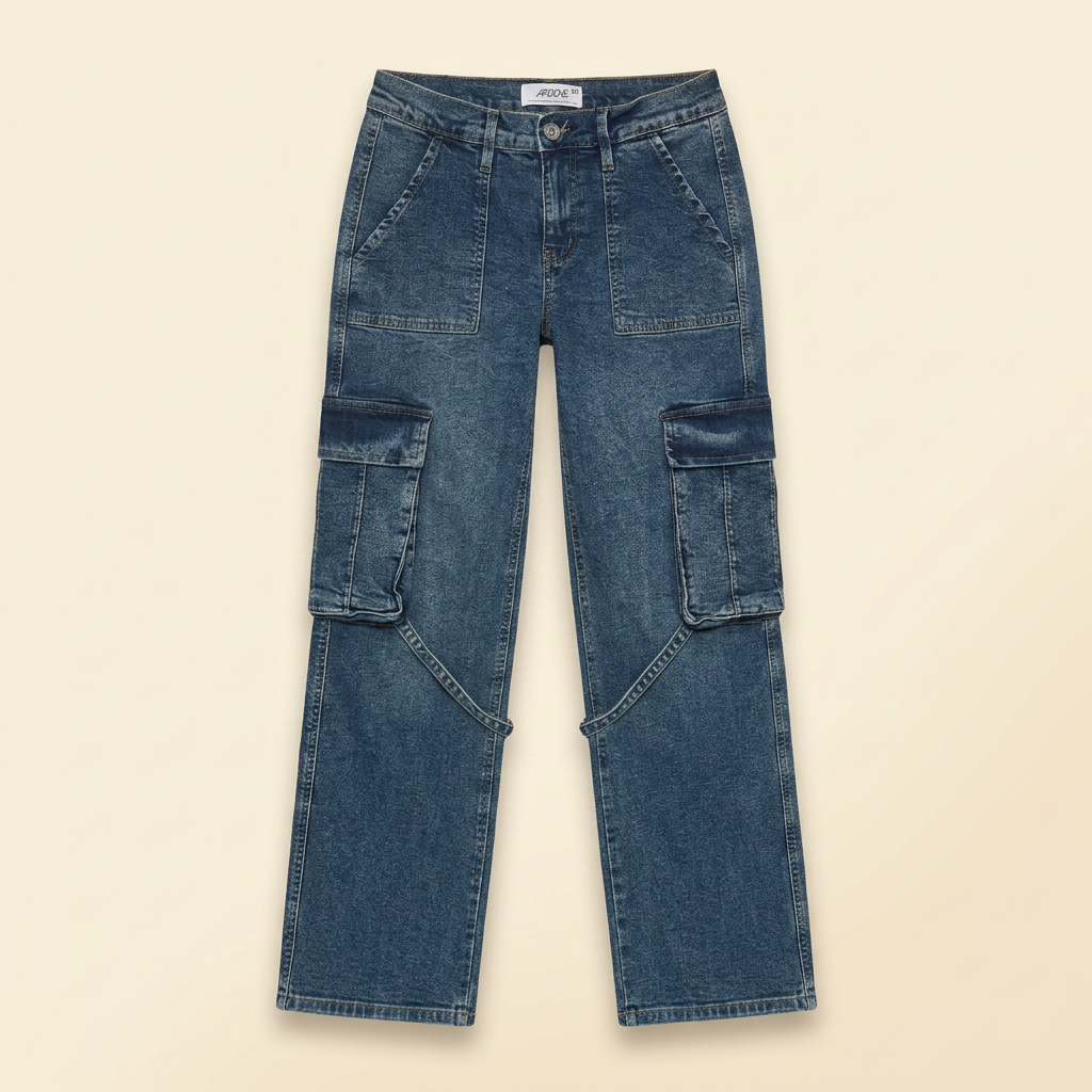 Pantalon cargo Denim