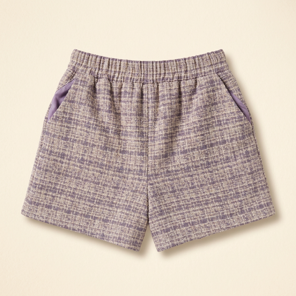 Jupe-short tweed Brume