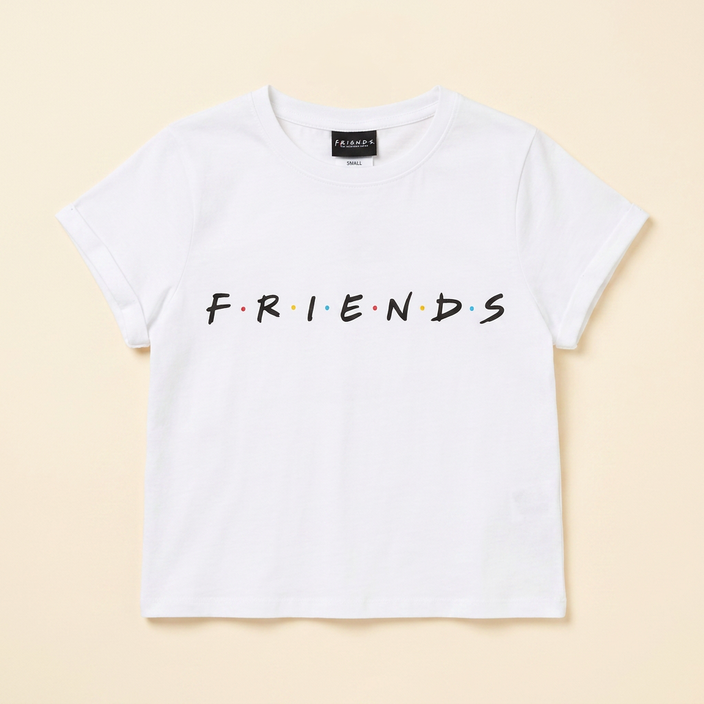 T-shirt blanc graphique